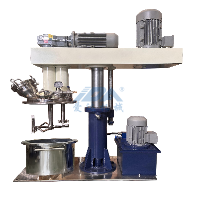 30L PLC Controlled Hydraulic Lifting Butterfly Mixer 1