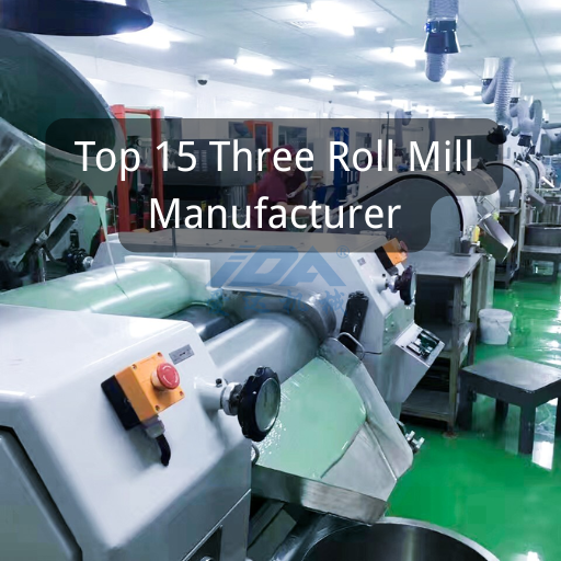 Three Roll Mill Manufacturer