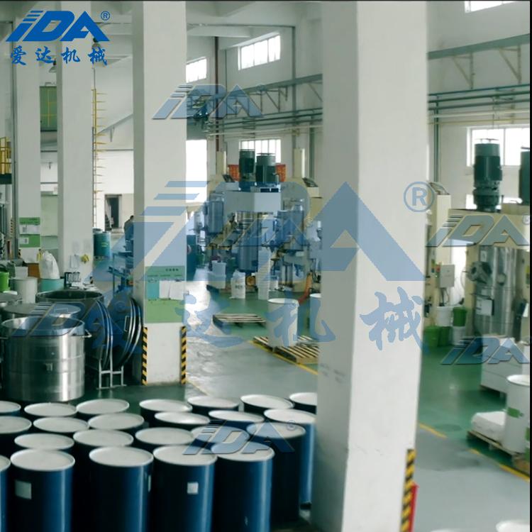 IDA lab-to-production epoxy adhesive mixing system with extrusion press and cartridge filling in Istanbul