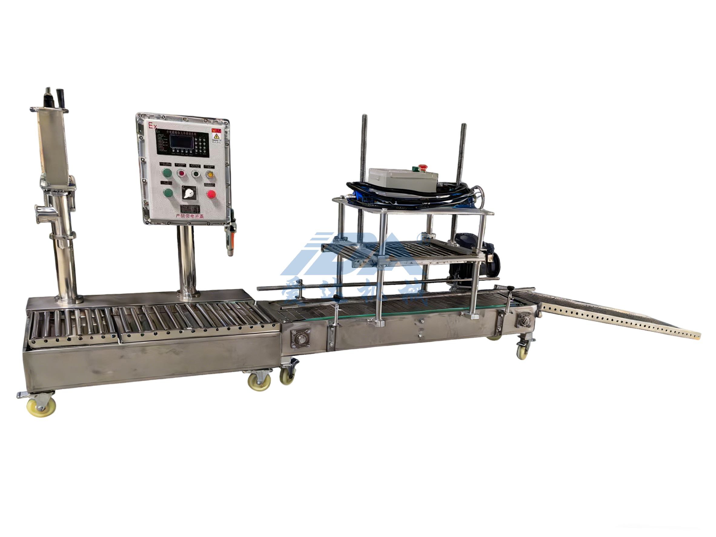 Máquina automática de enchimento de líquidos com sistema transportador - fabricante na China