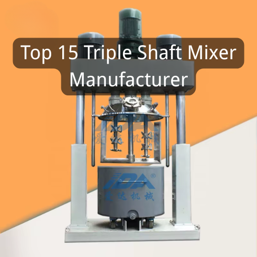 triple shaft mixer manufacturer
