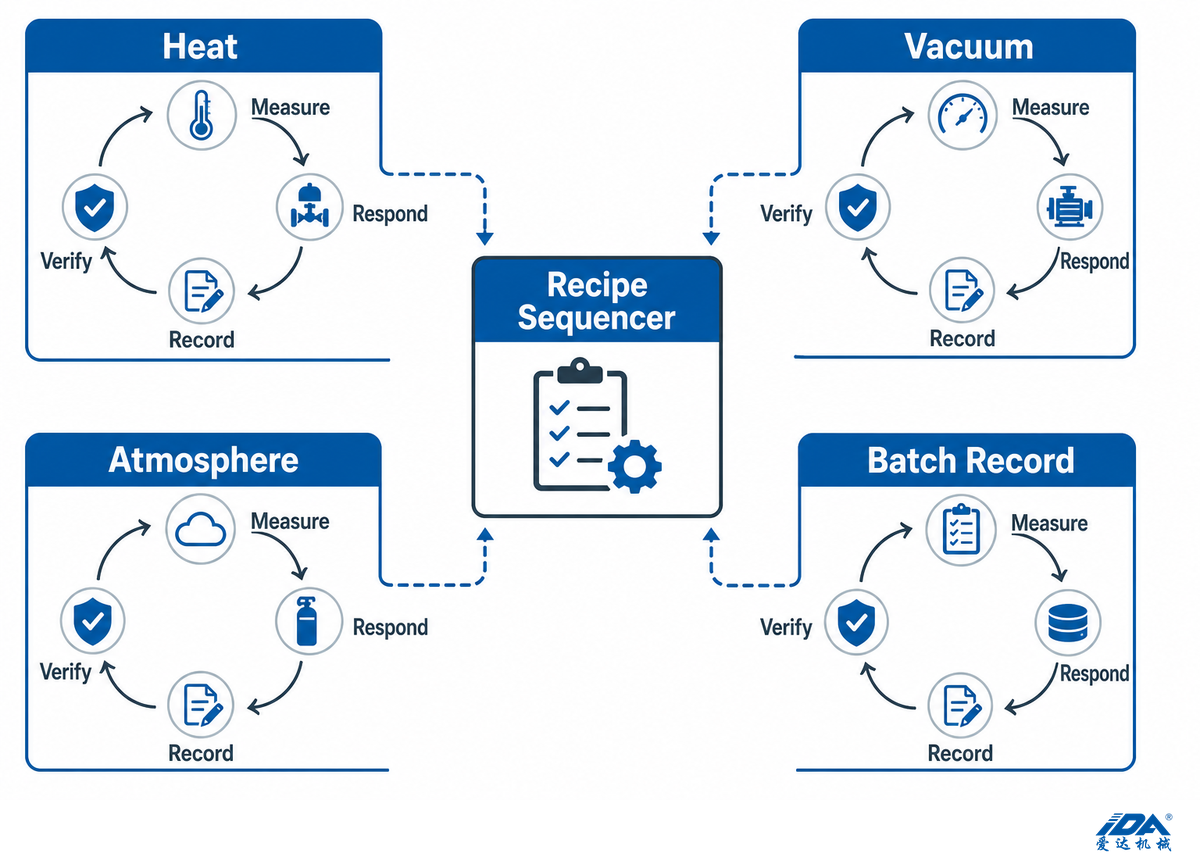 5. Control Heat, Vacuum, Atmosphere, and Batch Records — IDA Equipment