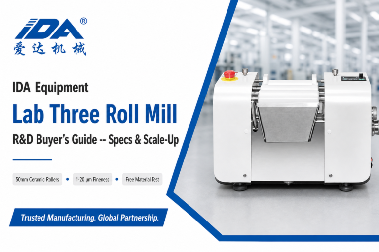 Lab Three Roll Mill: R&D Buyer's Guide (Specs & Scale-Up)