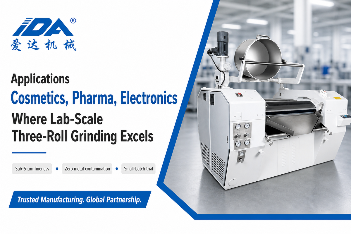 Which Applications Actually Need Lab-Scale Three-Roll Grinding — IDA