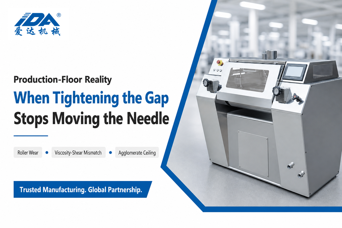 How a Three Roll Mill Creates Fineness, and Why 