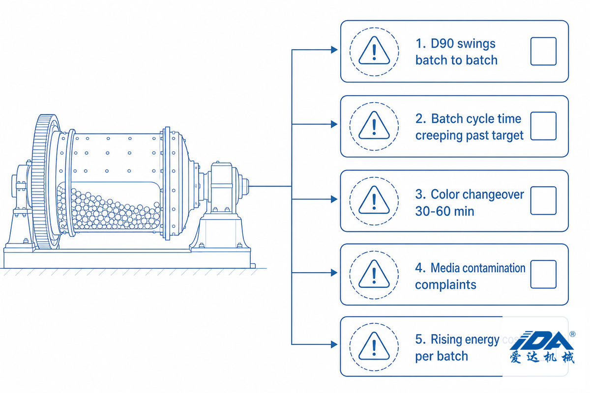 The Ball-Mill Retirement Trigger List — IDA