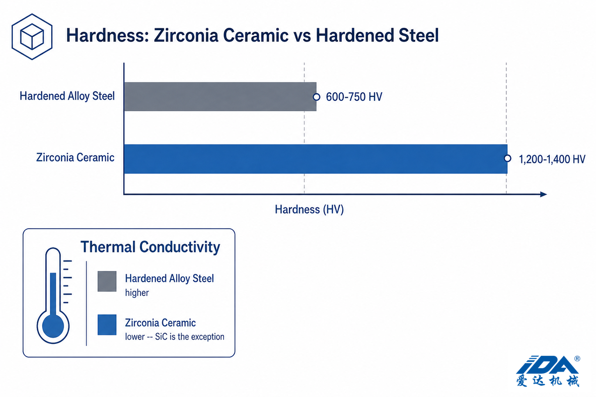 Hardness, Wear Life, and Heat Resistance, The Numbers Behind the Choice — IDA