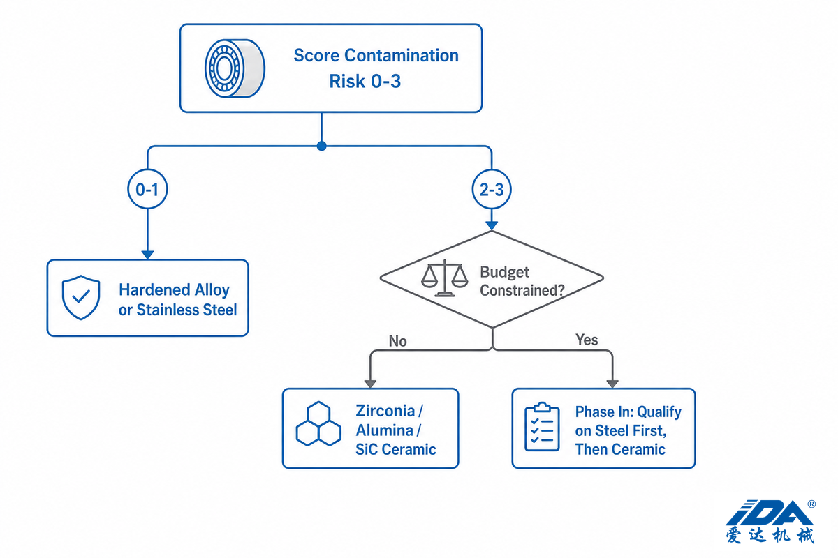 How a Roller Material Selector Tool Actually Decides — IDA