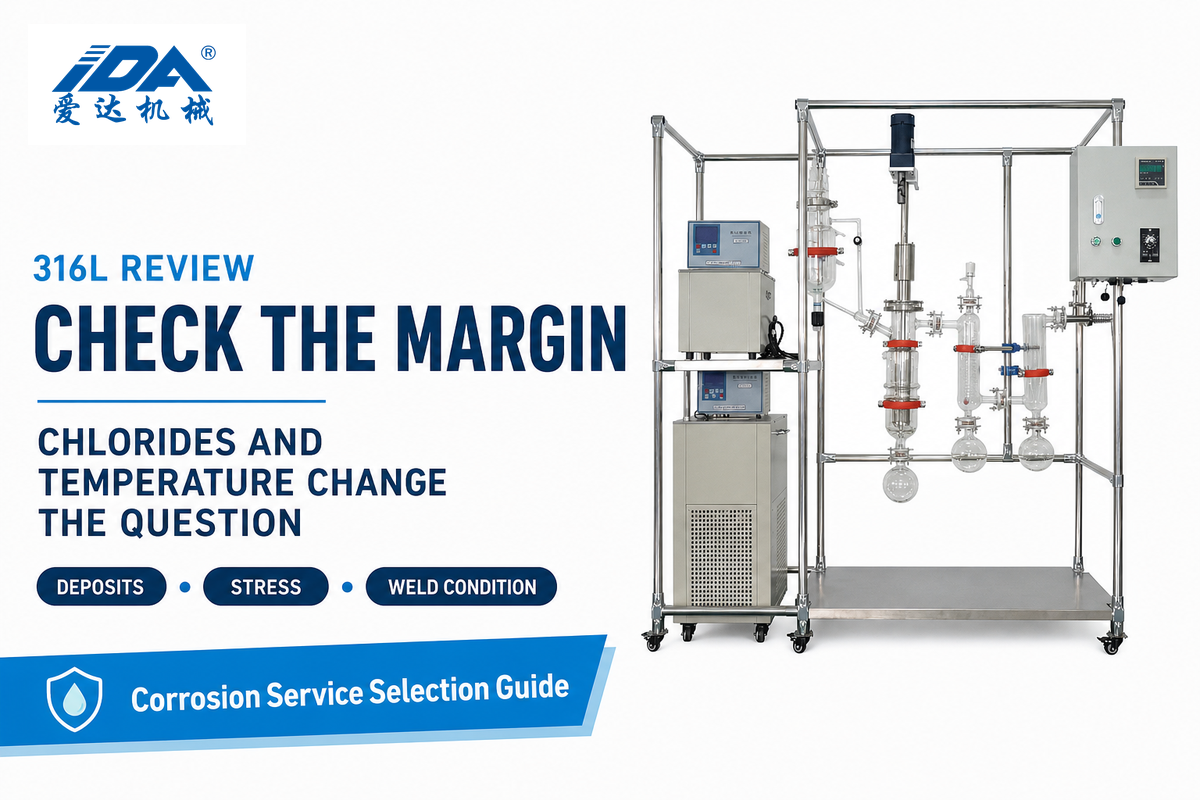 3. When Chlorides and Temperature Shrink the 316L Stainless Steel Margin — IDA Equipment