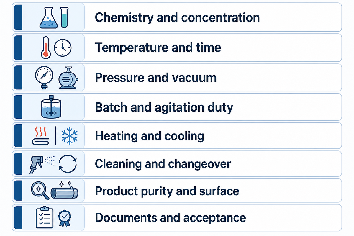 8. Turn the Shortlist Into a Corrosion Duty Sheet — IDA Equipment